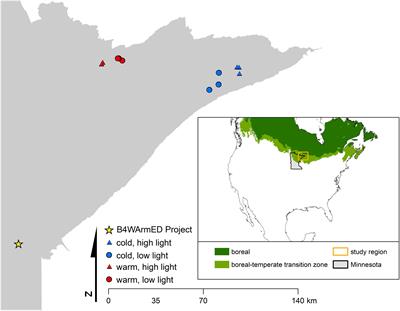 Combinations of Abiotic Factors Differentially Alter Production of Plant Secondary Metabolites in Five Woody Plant Species in the Boreal-Temperate Transition Zone